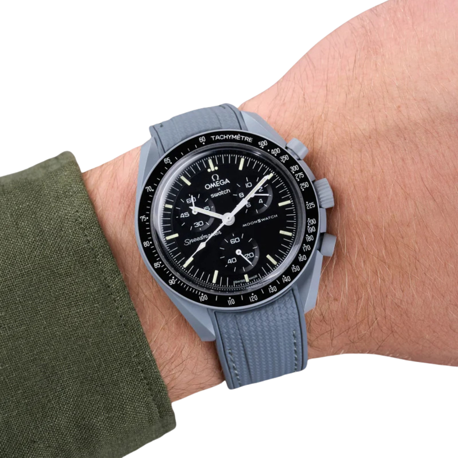 Pulseira de borracha - Cinza Espacial