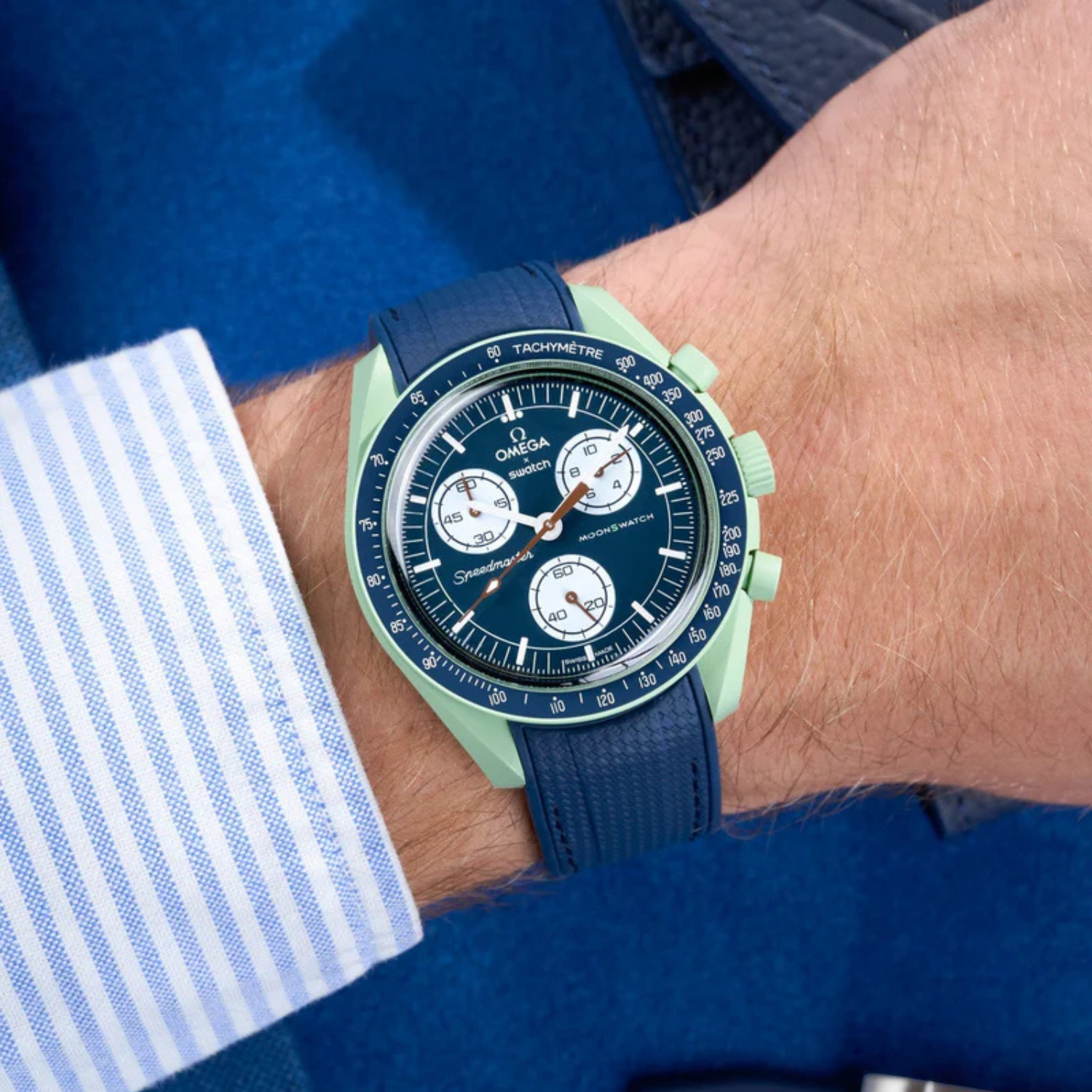 Pulseira de Borracha - Azul Escuro