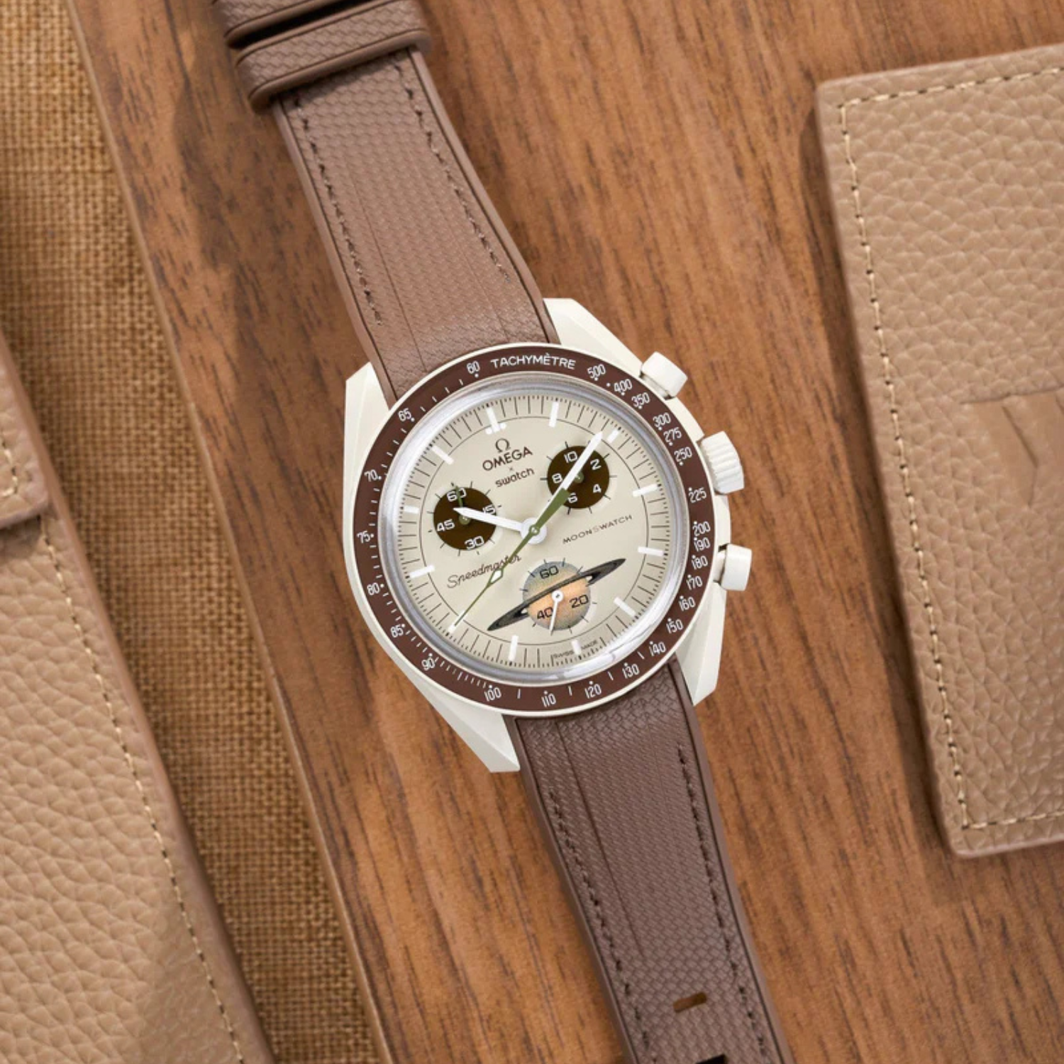 Pulseira de Borracha - Marrom