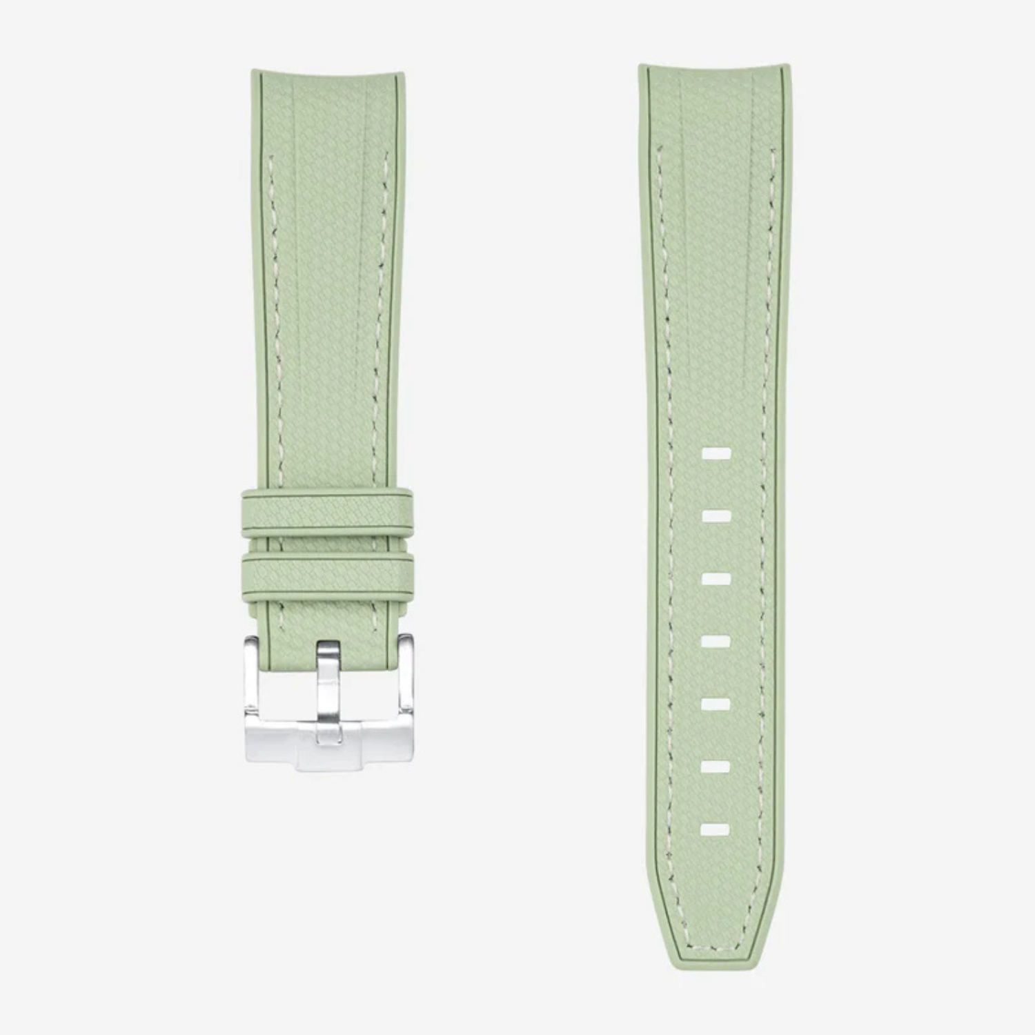 Pulseira de Borracha - Verde Menta