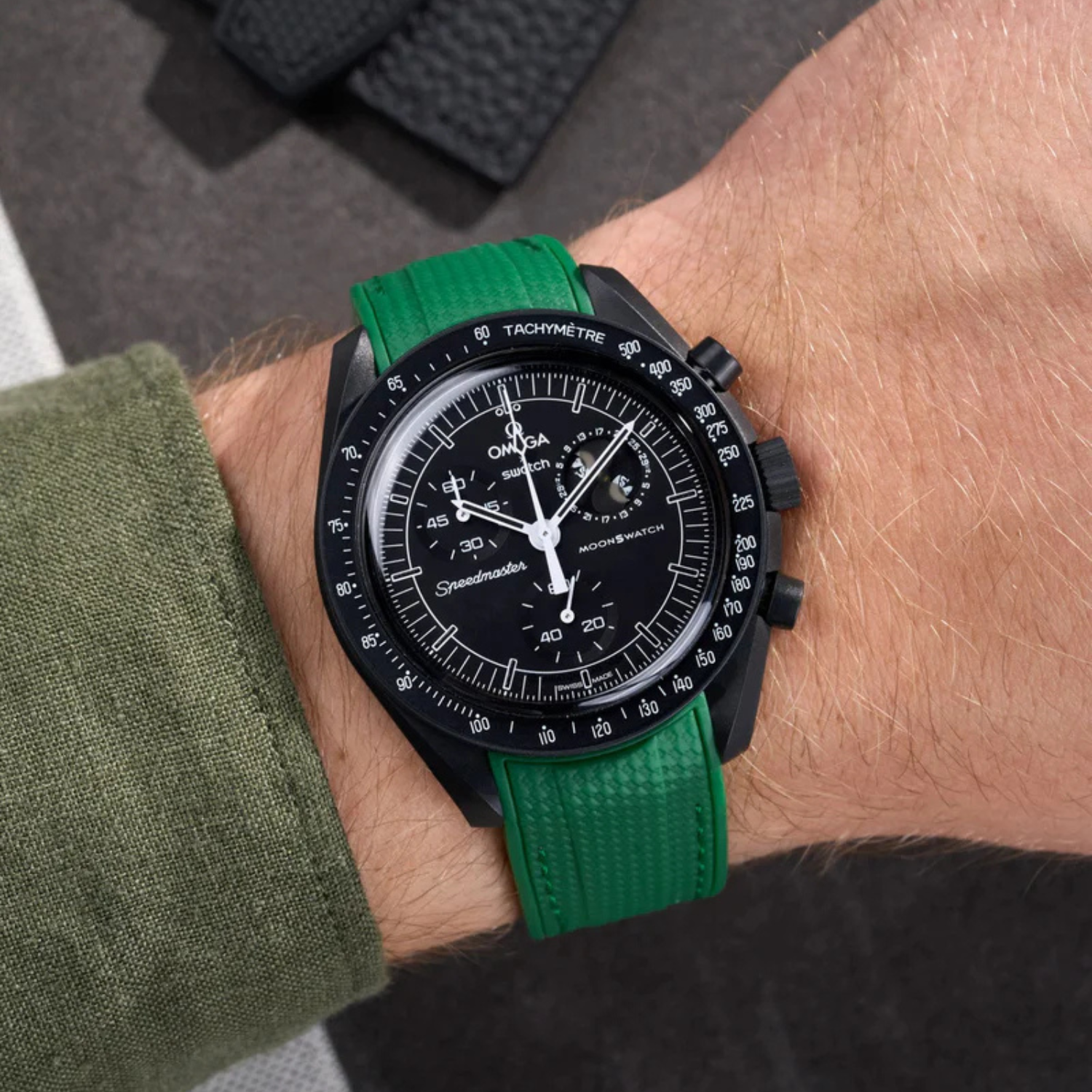 Pulseira de Borracha - Verde