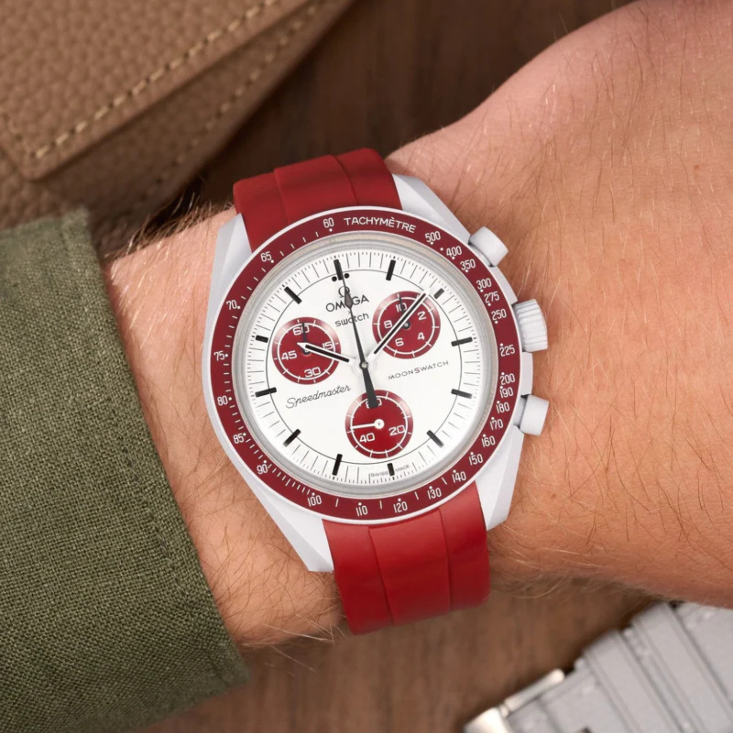 Pulseira de Borracha - Vinho