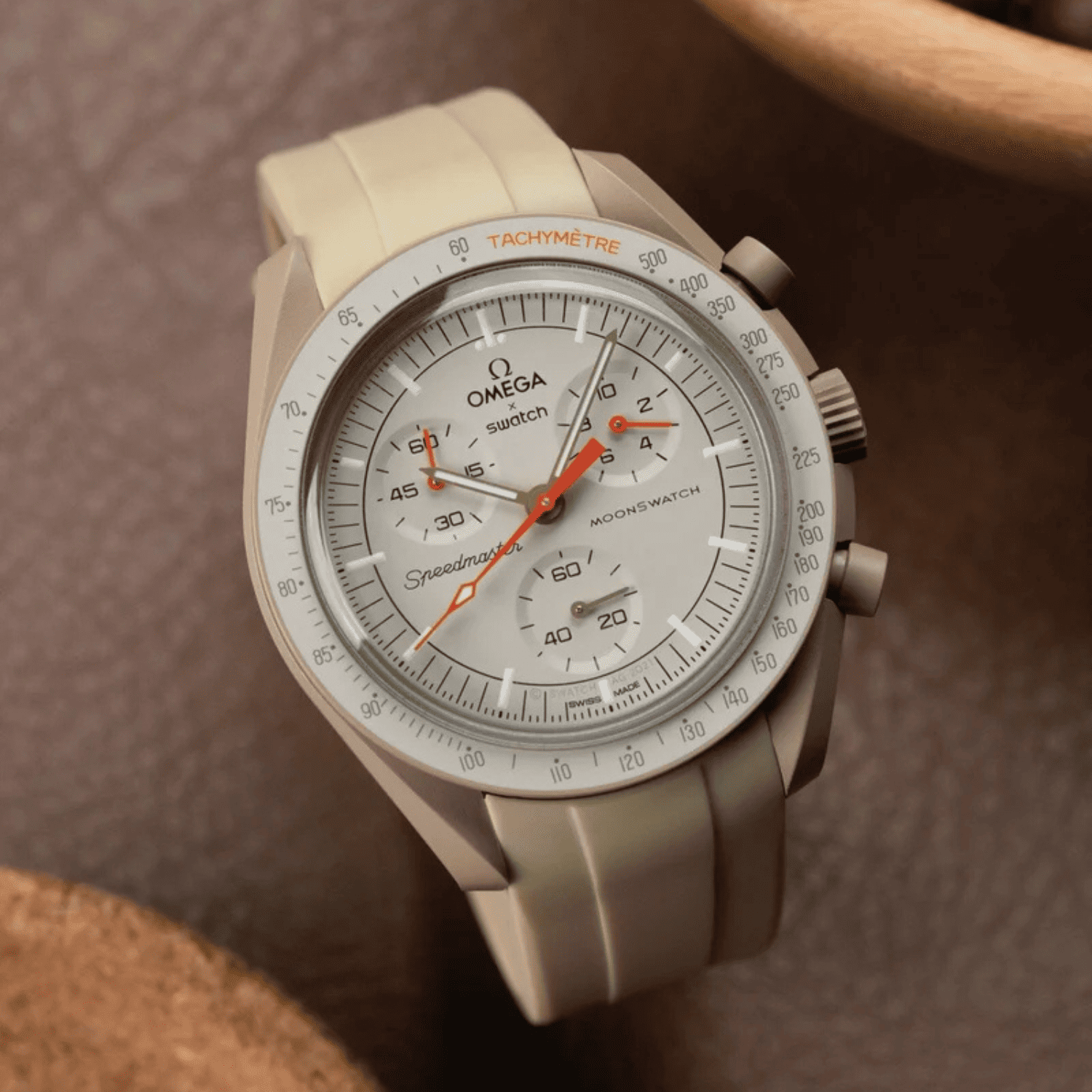 Pulseira de Borracha - Bege