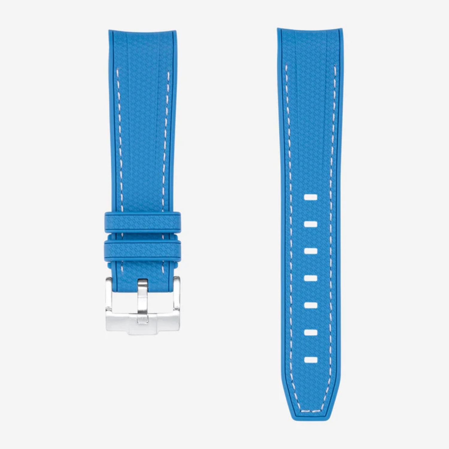 Pulseira de Borracha - Azul claro