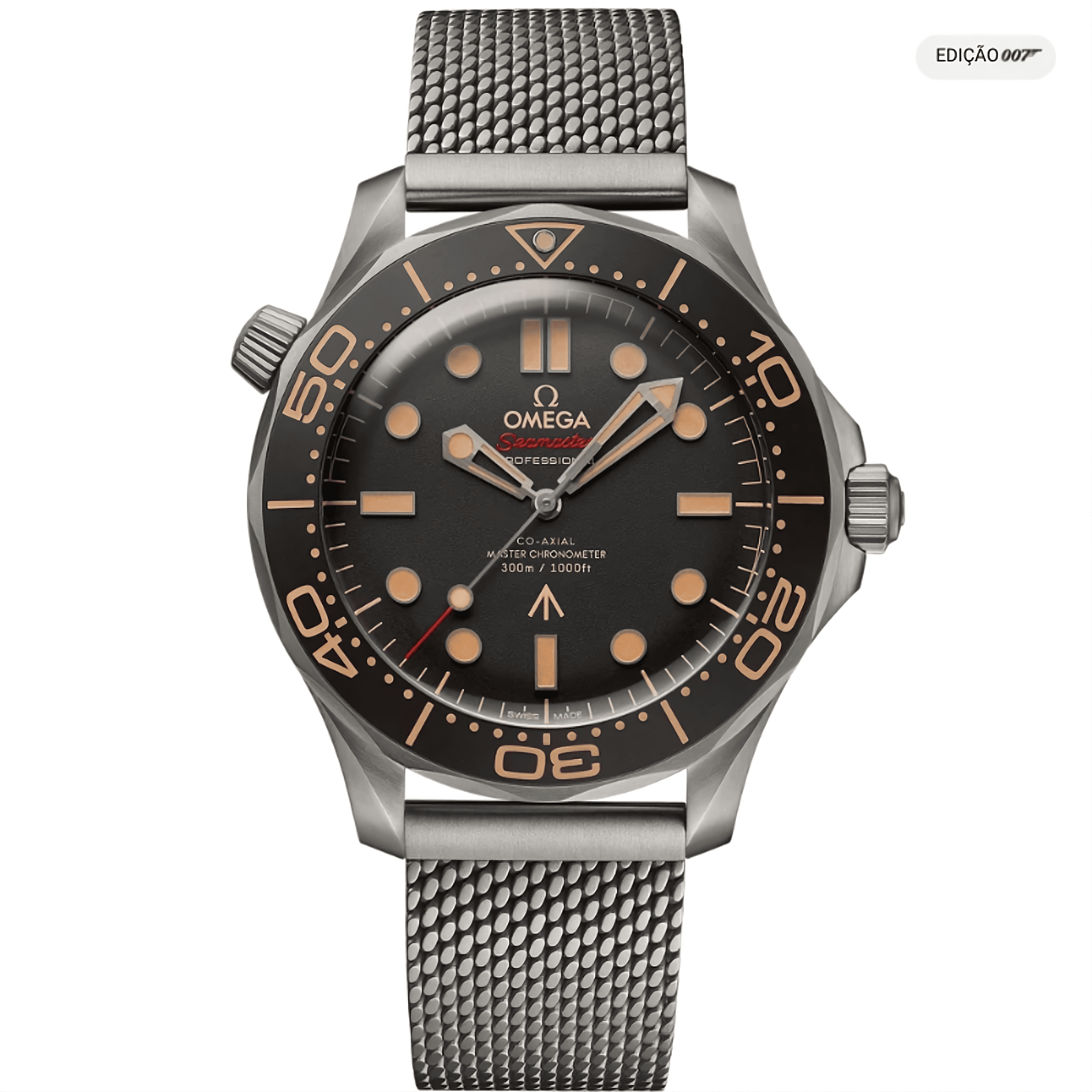 Relógio Seamaster Diver 300M Edição 007