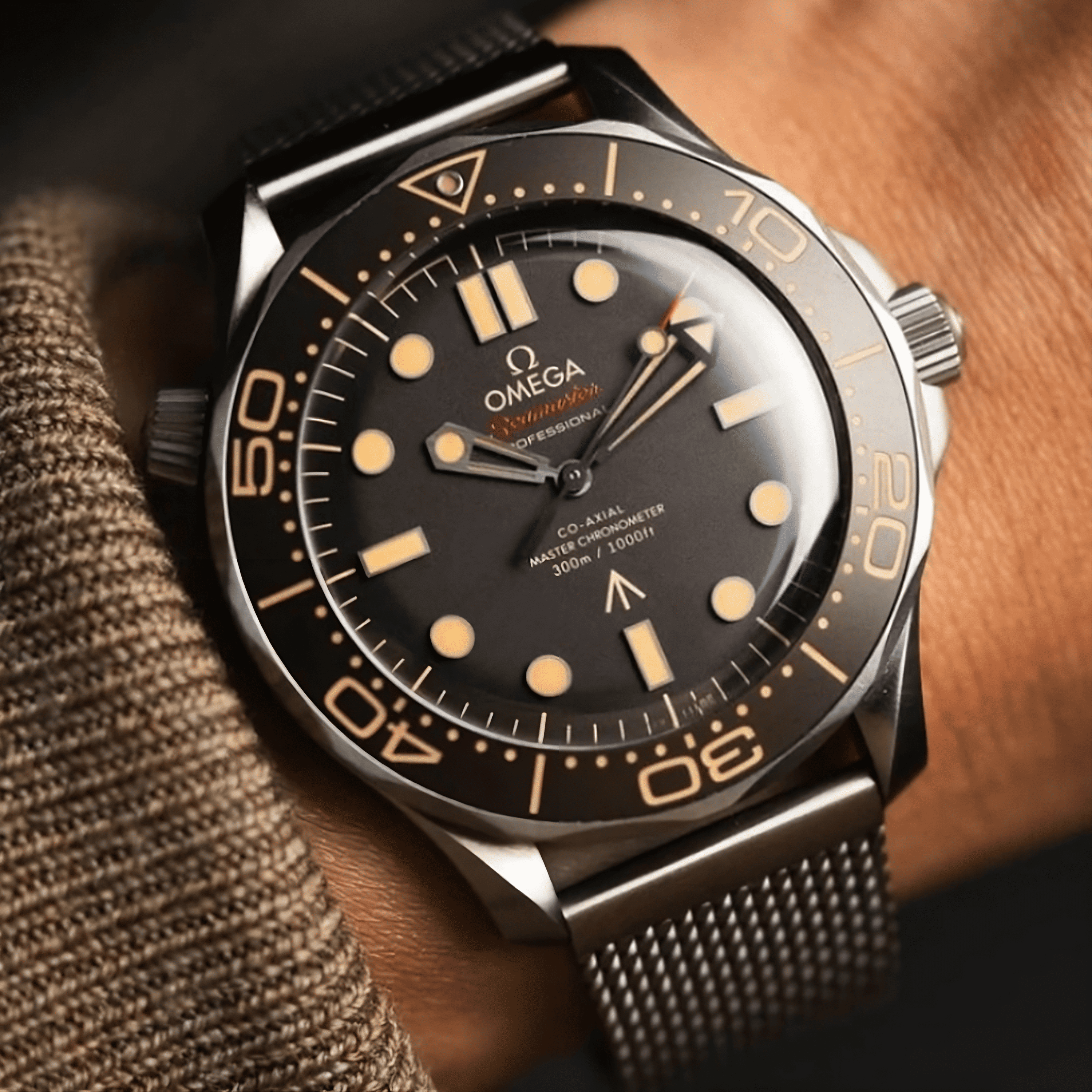Relógio Seamaster Diver 300M Edição 007