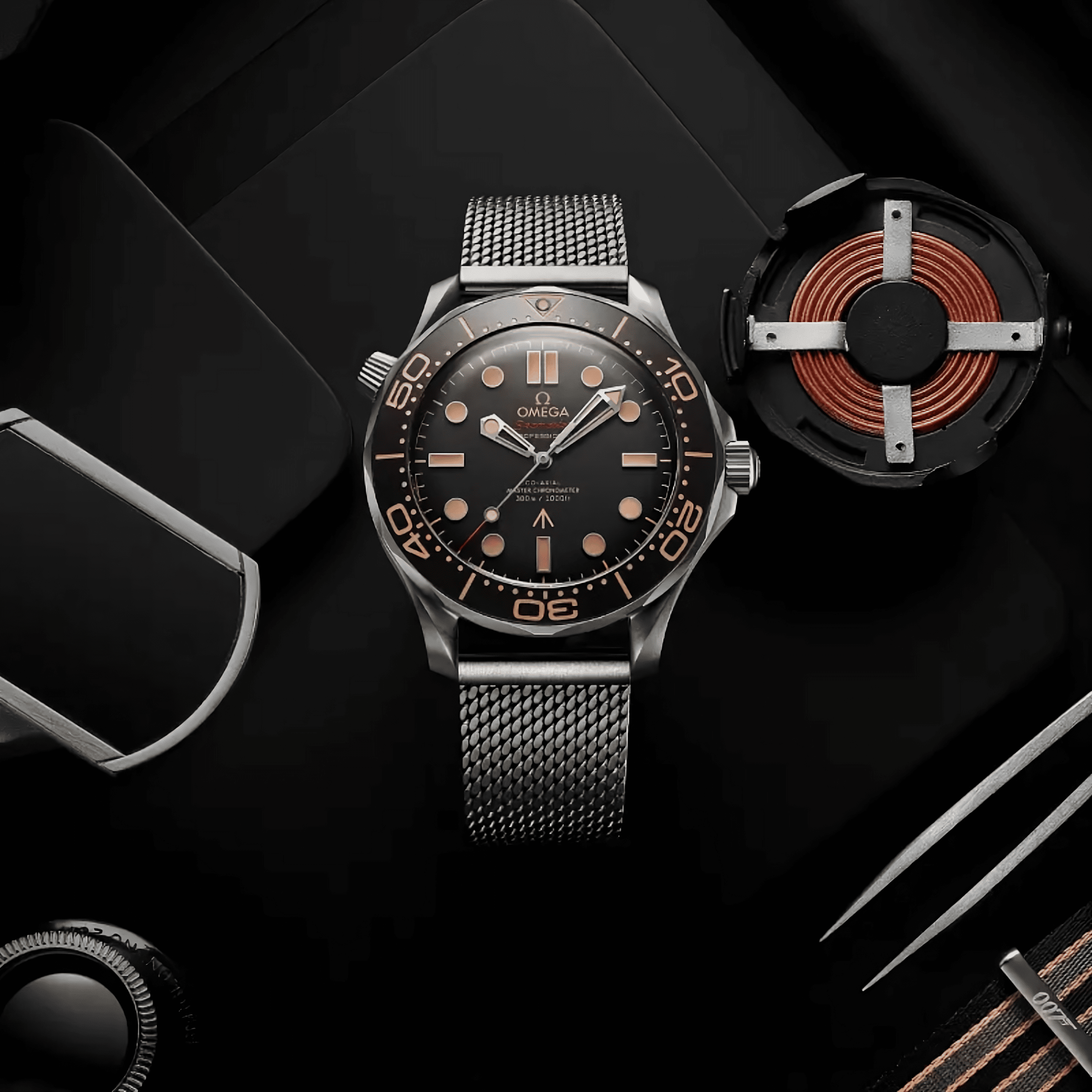 Relógio Seamaster Diver 300M Edição 007