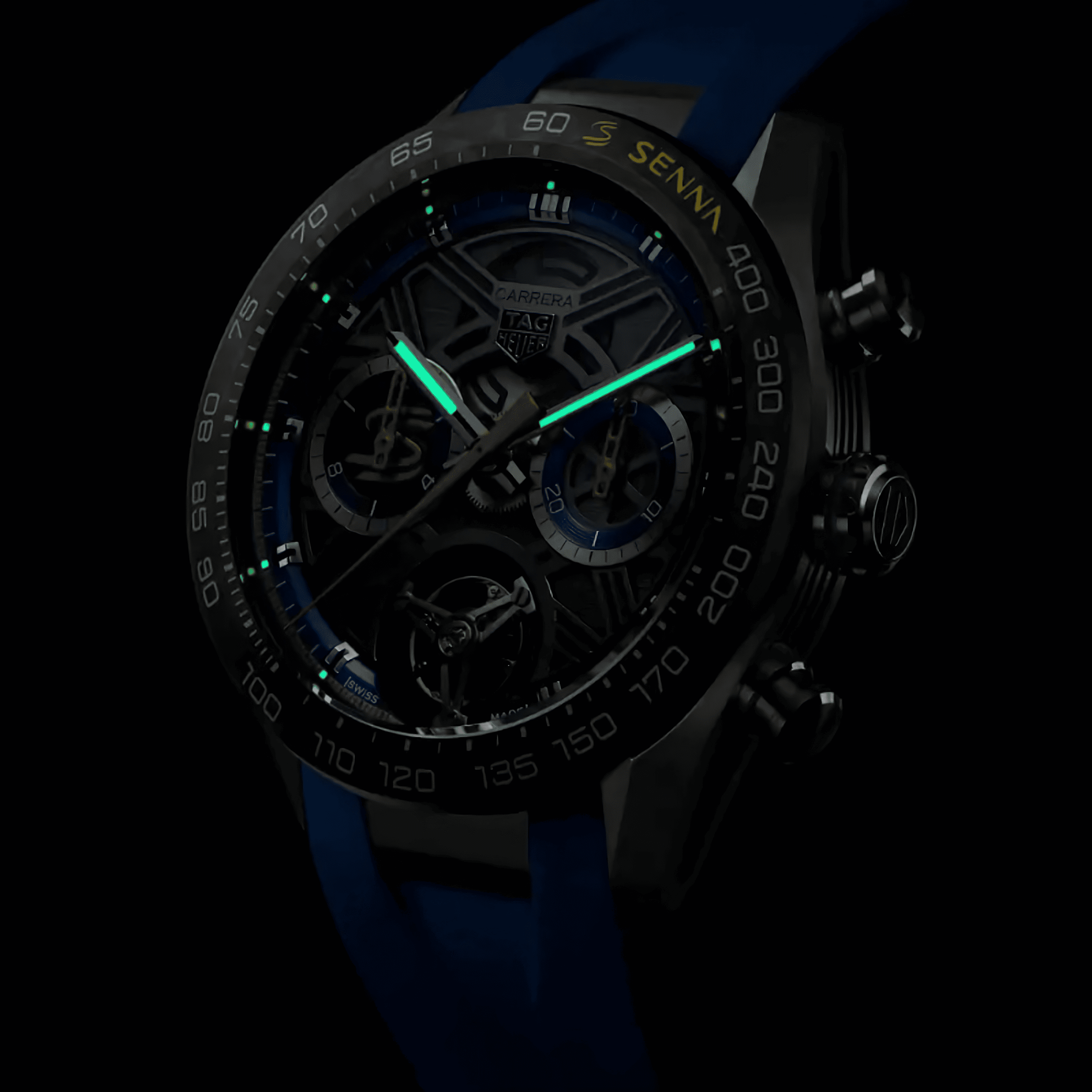 TAG Heuer Carrera Chronograph Tourbillon Extreme Sport Edição Especial Senna